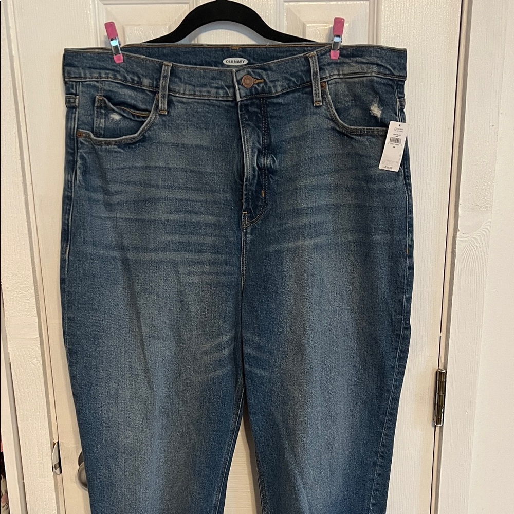 Old Navy Medium Blue Boyfriend Jeans